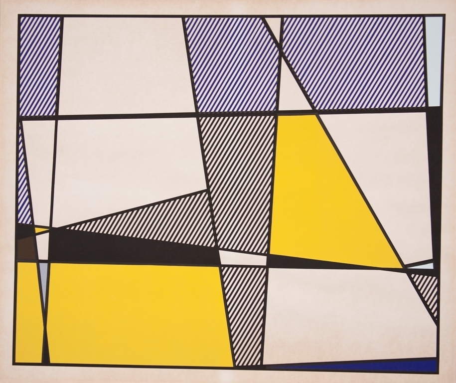 Roy Lichtenstein
Cow Going Abstract (Triptych) Screenprint in colors
87 × 251.5 cm
1982 Roy Lichtenstein
Cow Going Abstract (Triptych) Screenprint in colors
87 × 251.5 cm
1982
