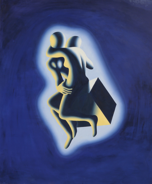 Mark Kostabi, ‘The Pause That Refreshes’, 1987, Painting, Oil on Canvas, RoGallery