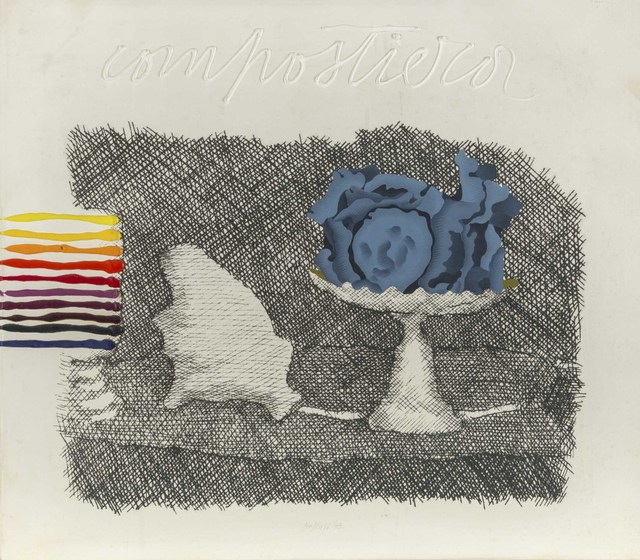 Concetto Pozzati, ‘Piccola Compostiera (da e per Morandi) from the 'Restaurazione' series’, 1973, ArtRite