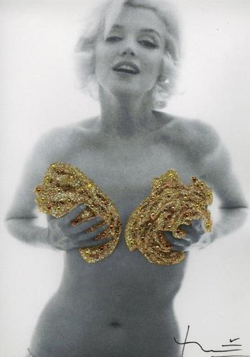 Bert Stern, ‘Marilyn. Classic Gold Roses (1962)’, 2013, Kunzt Gallery
