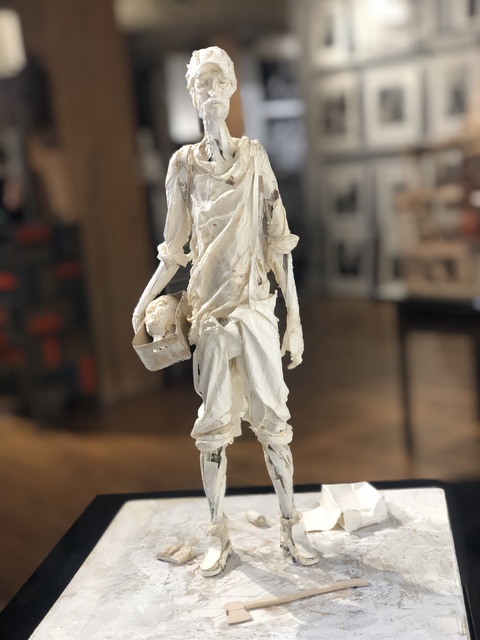 Ivan Markovic, ‘David’, 2020, Sculpture, Paper, wire, glue, Gallery Victor Armendariz