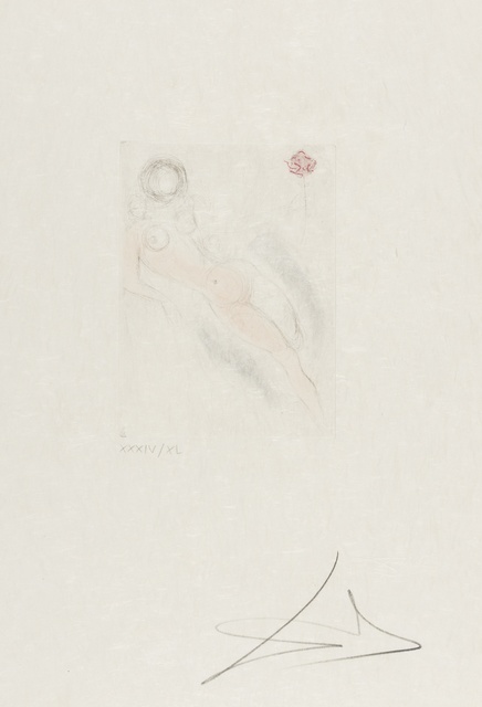 Salvador Dalí, ‘Petits Nus Ronsard, from Actes Nues (Michler & Löpsinger 258-265)’, 1974, Forum Auctions