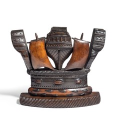 A commemorative naval crown from Victory copper and oak