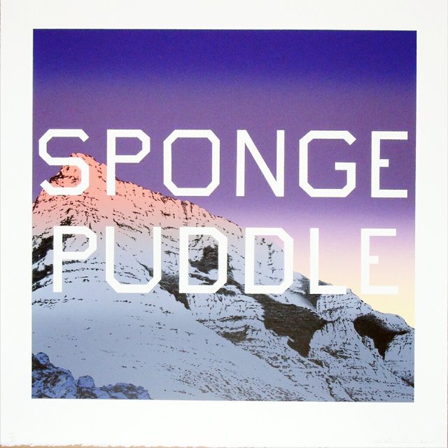 Ed Ruscha, ‘Sponge Puddle ’, 2015, Pop Fine Art