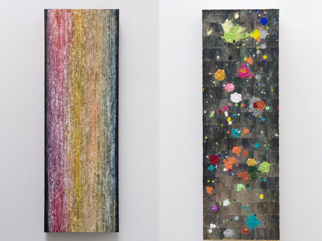 Song Dong & Yin Xiuzhen, ‘Couplet Series #18对联系列 #18’, 2019, Painting, Tempera and acrylic paint 塔培拉油蛋彩,丙烯, Chambers Fine Art