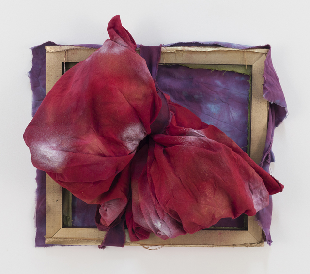 Jamie Powell, ‘Ruby Red’, 2018, Sculpture, Acrylic and spray paint on dyed torn canvas, Freight + Volume
