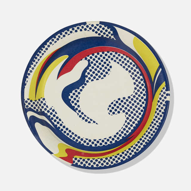 Roy Lichtenstein, ‘Paper Plate’, 1969, Print, Screenprint on paper plate, Rago/Wright