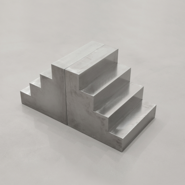 Nicola Carrino, ‘Ri/Costruttivo 1/69 E.2016. Beta Due. 2 scale modules n. 5.57/6.57’, 1969-2016, Sculpture, Stainless steel grind, A arte Invernizzi