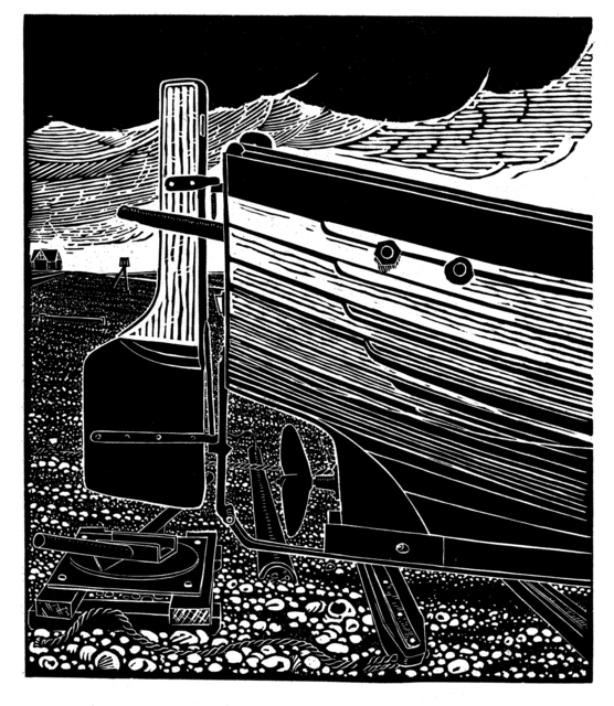 James Dodds, ‘ Stern of an Aldeburgh Beach Boat’, Dowling Walsh