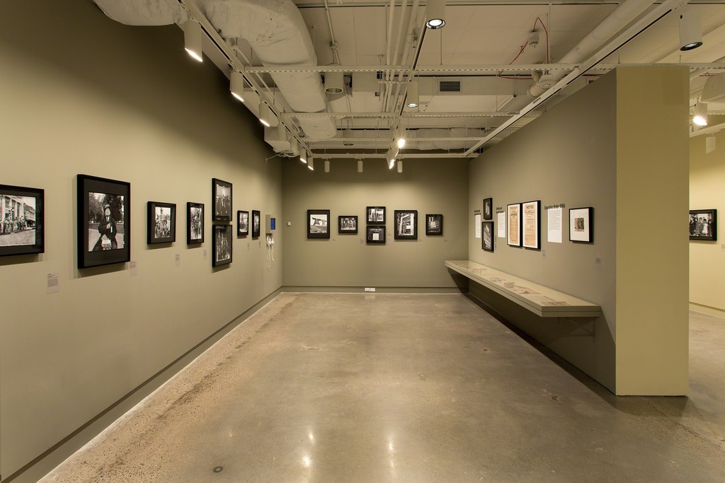 Then They Came for Me: Japanese American Incarceration during World War II, installed at the International Center of Photography, New York, New York. Photo by John Halpern. Then They Came for Me: Japanese American Incarceration during World War II, installed at the International Center of Photography, New York, New York. Photo by John Halpern.