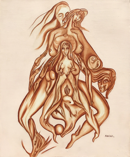 Joseph Sánchez, ‘Invitation Of A French Maiden’, 1975, Painting, Oil on linen, Kinsman Robinson Galleries