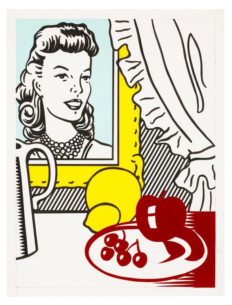 Roy Lichtenstein - Still Life with Portrait (Study)