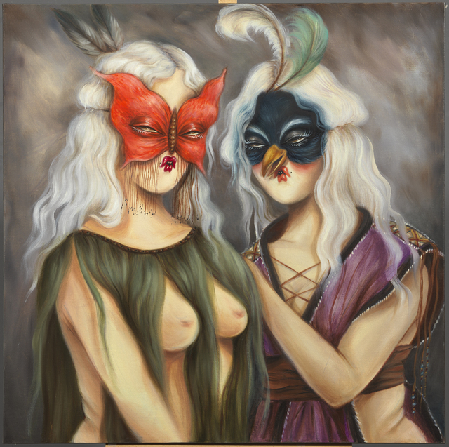 Miss Van, ‘Two Muses’, 2019, Corey Helford Gallery