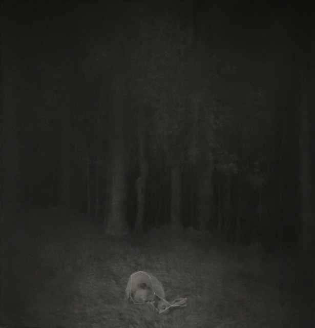 Jorge Rios, ‘Lepus’, 2018, Painting, Oil on canvas, Pan American Art Projects