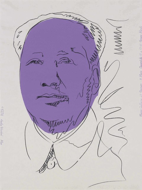 Andy Warhol, ‘Mao’, 1974, Print, Screenprint in colours on wallpaper, Christie's