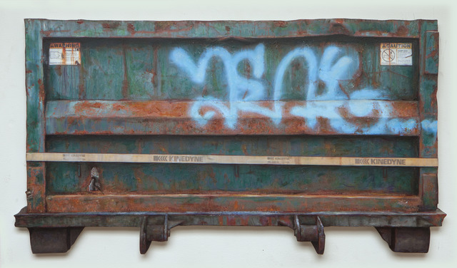 Dan Witz, ‘Container Maspeth II’, 2016, Painting, Oil on Sintra, McCaig-Welles