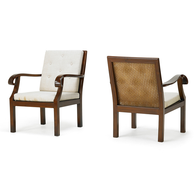 ‘Style Of Otto Prutscher, Pair of armchairs’, 1930s, Rago/Wright
