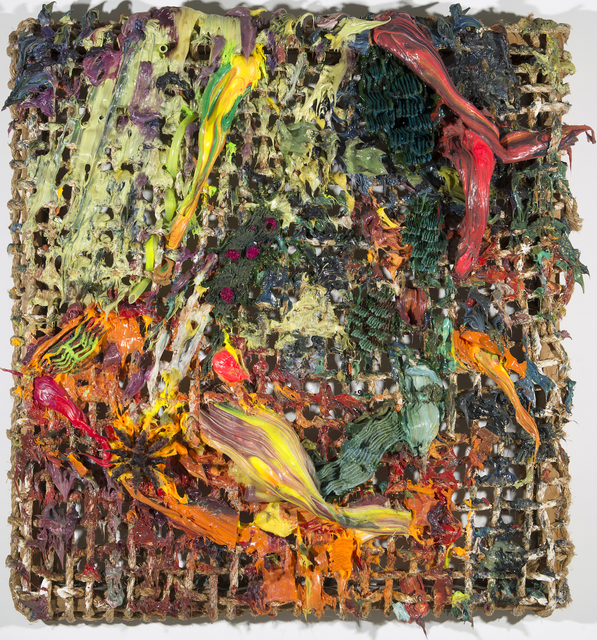 Fabian Marcaccio, ‘Precariat Forms’, 2016-2017, Mixed Media, Hand woven manilla rope, climbing rope, alkyd paint, silicone, wood, 3D printed plastic, MAKASIINI CONTEMPORARY