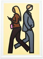 Julian Opie - New York Couple 5, from New York Couples