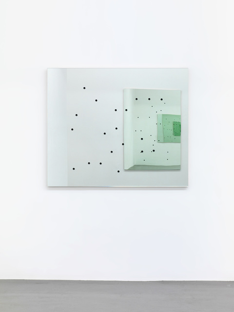 Alberto Garutti, ‘Interno con natura morta’, 2015, Painting, Perforated mirror, wood, Buchmann Galerie