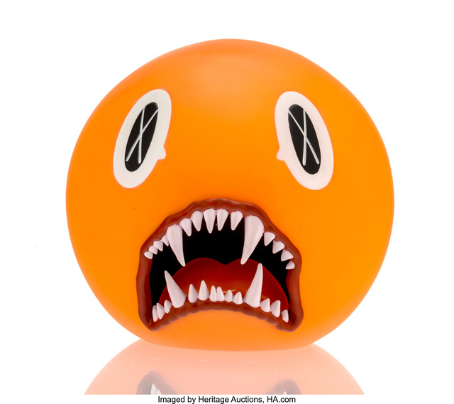 KAWS, ‘Cat Teeth Bank (Orange)’, 2007, Heritage Auctions