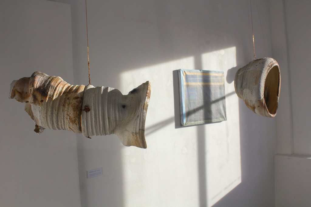 Fragment of the exhibition "Between". Photography by Airida Rekštytė. Fragment of the exhibition "Between". Photography by Airida Rekštytė.