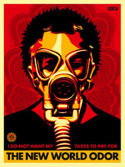 Shepard Fairey (OBEY), ‘World Odor’, 2004, Gregg Shienbaum Fine Art