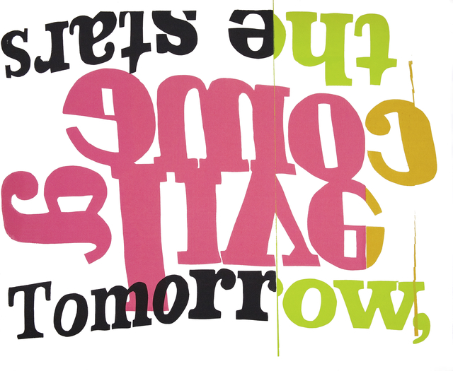 Corita Kent, ‘tomorrow the stars’, 1966, Print, Screen print on nonwoven synthetic fabric, San Francisco Museum of Modern Art (SFMOMA)