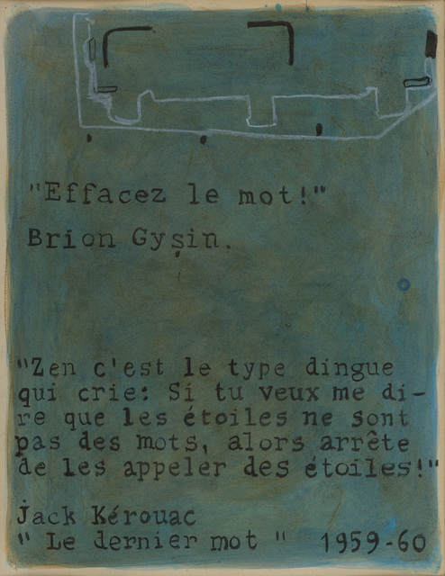 Jean-Michel Alberola, ‘Approches Beat-Generation. Paris’, 2020, Drawing, Collage or other Work on Paper, Mixed media on cardboard, Loeve&Co
