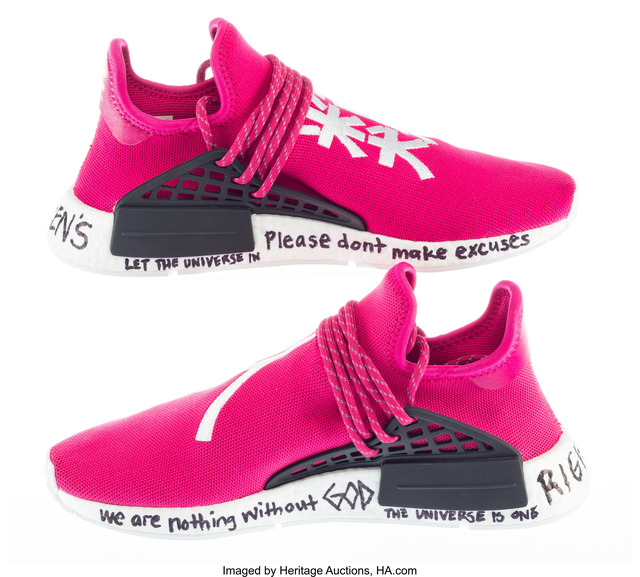 adidas nmd hu pharrell friends and family pink