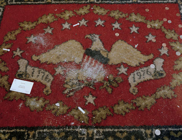 Lisa Kereszi, ‘Bicentennial Rug, Dad’s Room, Media, PA ’, 2005, Yancey Richardson Gallery