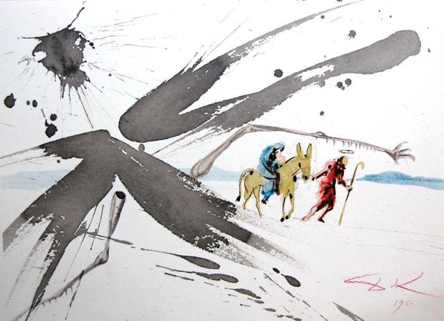 Salvador Dalí, ‘Out Of Egypt I Have Called My Son’, 1967, Print, Original colored lithograph on heavy rag paper, Baterbys