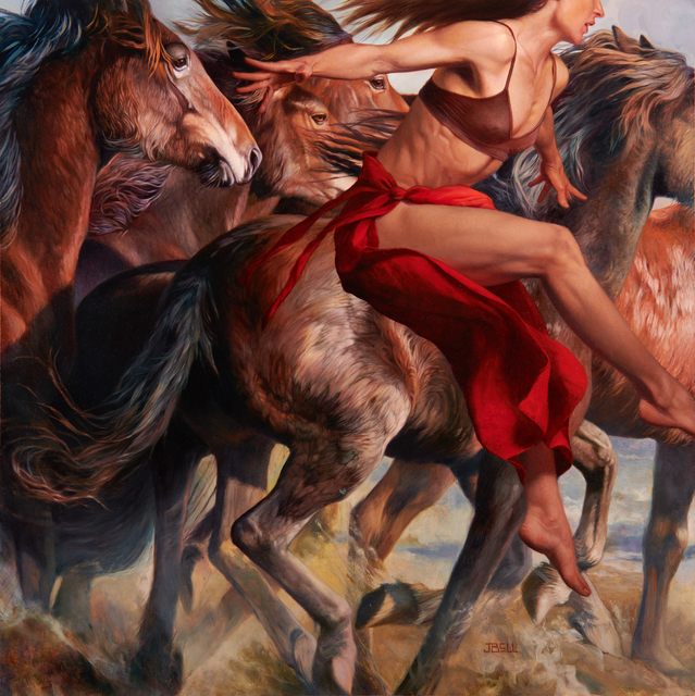 Julie Bell | Wild Horses (2019) | Artsy