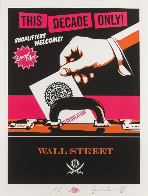 Shepard Fairey (OBEY), ‘Shoplifters Welcome’, 2012, Forum Auctions