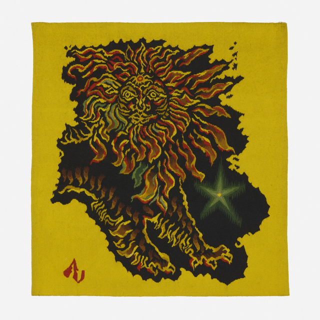 Jean Lurçat, ‘Le Lion tapestry’, c. 1945, Textile Arts, Hand-woven wool, Rago/Wright
