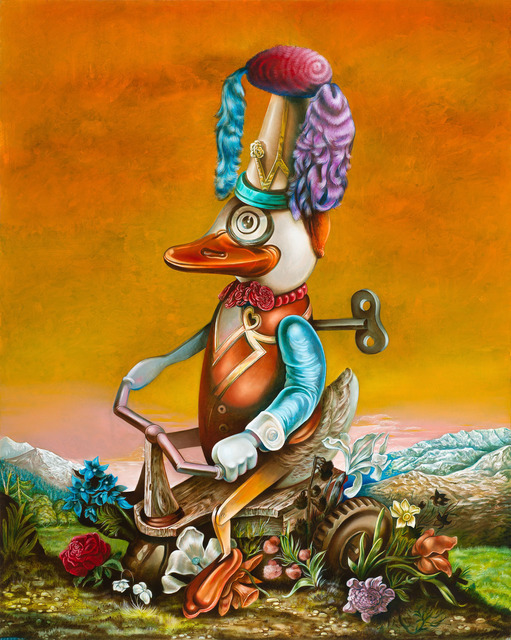 Steve Viezens, ‘One Lucky Duck’, 2012, Painting, Oil on canvas, Galerie Kleindienst