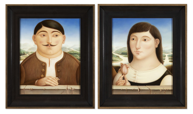 Mihaela Atomei, ‘Portrait of a Man and a Woman’, 2019, Painting, Oil on Linen, RJD Gallery