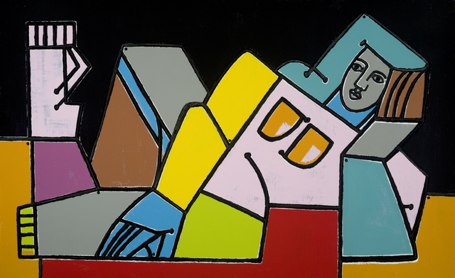 America Martin, ‘Woman & Pink Foot’, JoAnne Artman Gallery