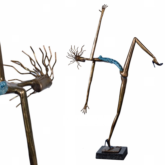 Rafael Cabrera, ‘Vera ’, 2019, Sculpture, Bronze + enamel paint + granite base, Biaggi & Faure Fine Art