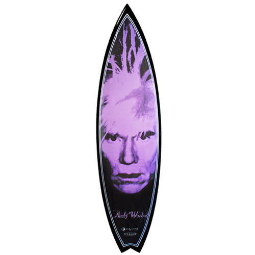 Andy Warhol, ‘Self-Portrait Swallowtail Surfboard’, 2015-2019, Design/Decorative Art, Polyester resin; hand-shaped polyurethane foam; digital print, Artware Editions