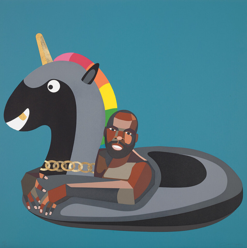 Derrick Adams - Self Portrait on Float