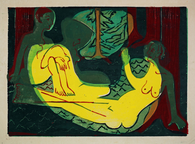 Ernst Ludwig Kirchner, ‘Drei Akte im Walde (Three Nudes in the Forest)’, 1933, Henze & Ketterer
