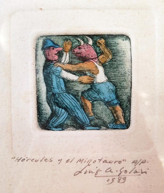 Luis Alberto Solari, ‘Hercules y el Minotauro P/A’, 1989, ACCS Visual Arts