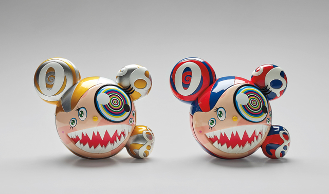 Takashi Murakami, ‘ComplexCon: Mr. Dob (Red/Blue); and ComplexCon: Mr. Dob (Gold)’, 2016, Phillips