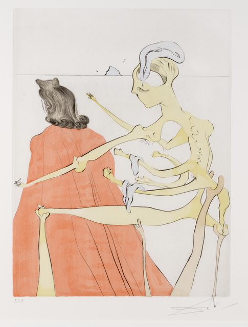 Salvador Dalí, ‘Le Dos Divin de Gala from Apres 50 Ans du Surrealisme’, Dallas Museum of Art