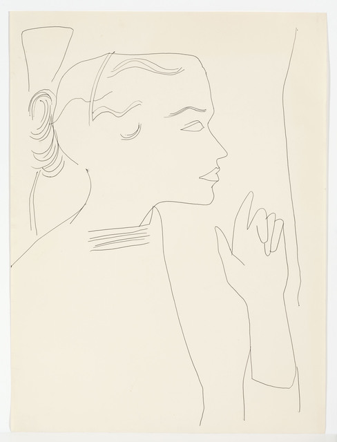 Andy Warhol, ‘UNIDENTIFIED FEMALE ’, ca. 1954, Cheim & Read
