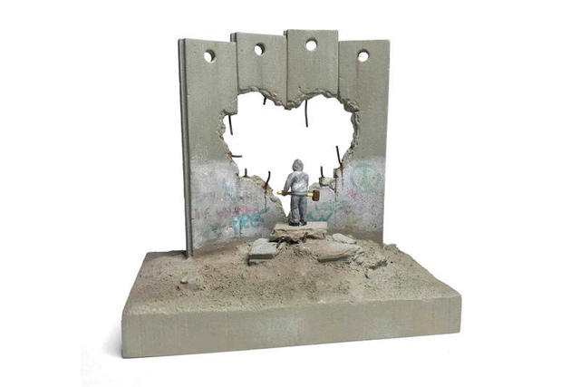 Banksy, ‘'Defeated' Souvenir Wall Section’, 2019, Sculpture, Painted cast resin and concrete, Marcel Katz Art