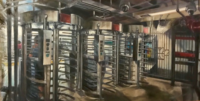 Steven Katz, ‘Turnstiles II’, 2018-2019, George Billis Gallery