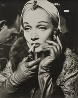 Marlene Dietrich, Turban by Dior, The Ritz, Paris, August