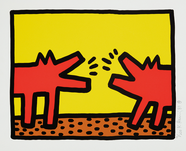 Keith Haring, ‘Pop Shop IV: one plate’, 1989, Phillips